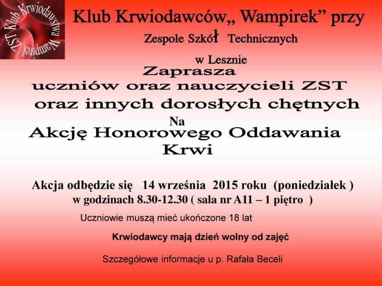 AKCJA   KRWIODAWSTWA  W „KONIORZE”