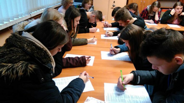 Gościliśmy uczniów III klasy gimnazjum ze szkoły w Brennie