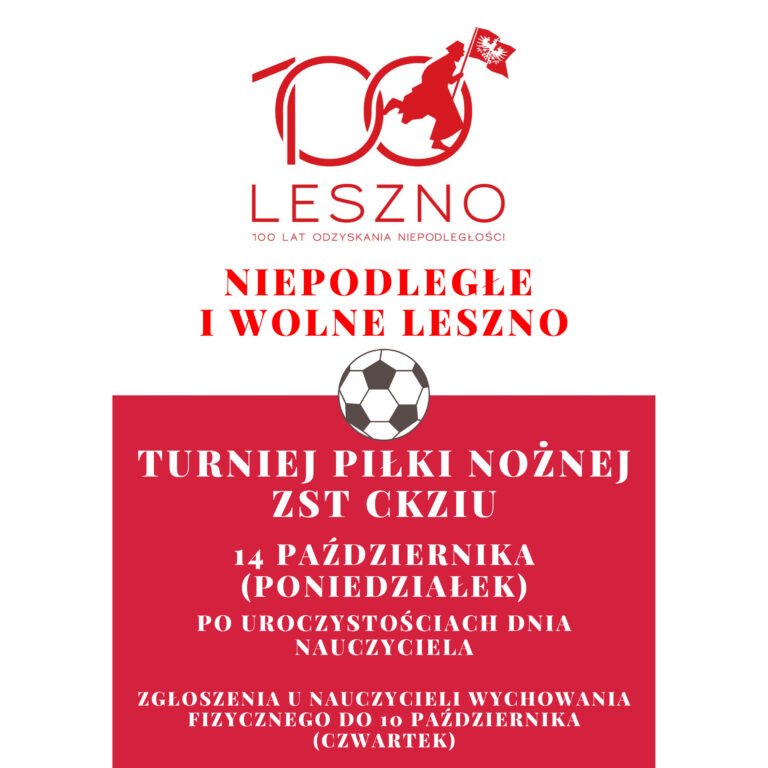 Turniej piłki nożnej ZST CKZIU