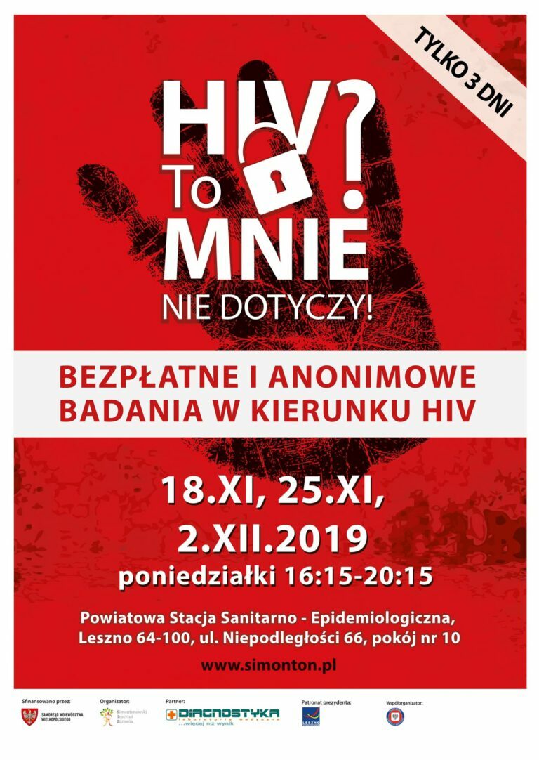 W Polsce każdego dnia co najmniej 3 osoby dowiadują się, że są zakażone HIV!