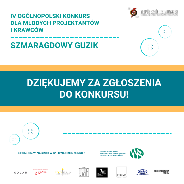 „SZMARAGDOWU GUZIK” – ZAKOŃCZENIE I ETAPU KONKURSU