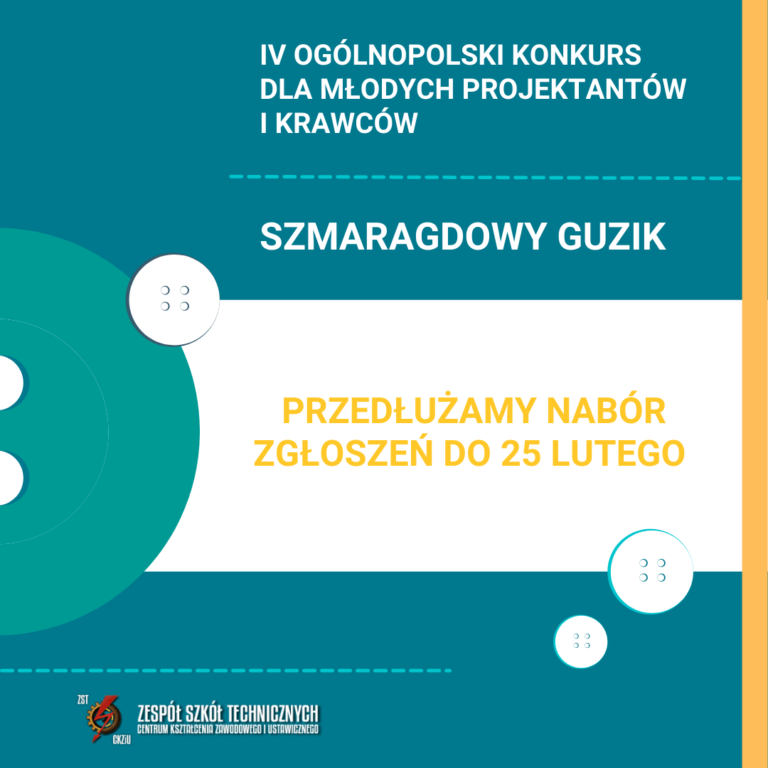 Szmaragdowy Guzik – przedłużamy nabór zgłoszeń do 25 lutego