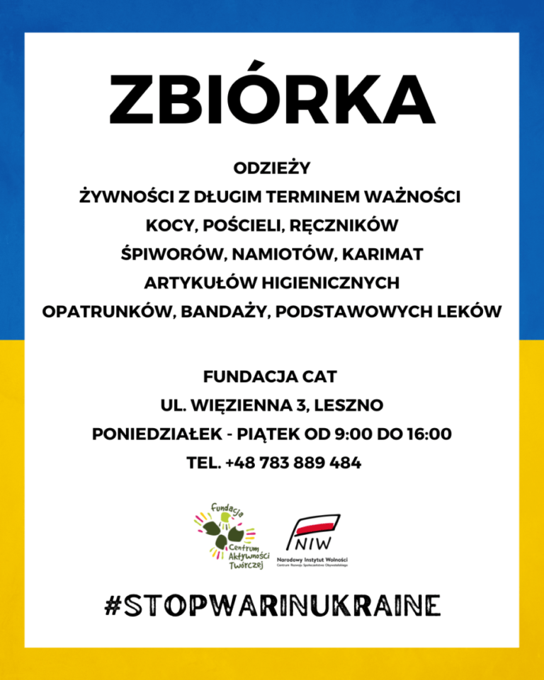 Zbiórka dla Naszych Wschodnich Sąsiadów