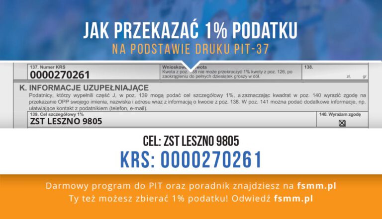 Jak przekazać 1,5% podatku