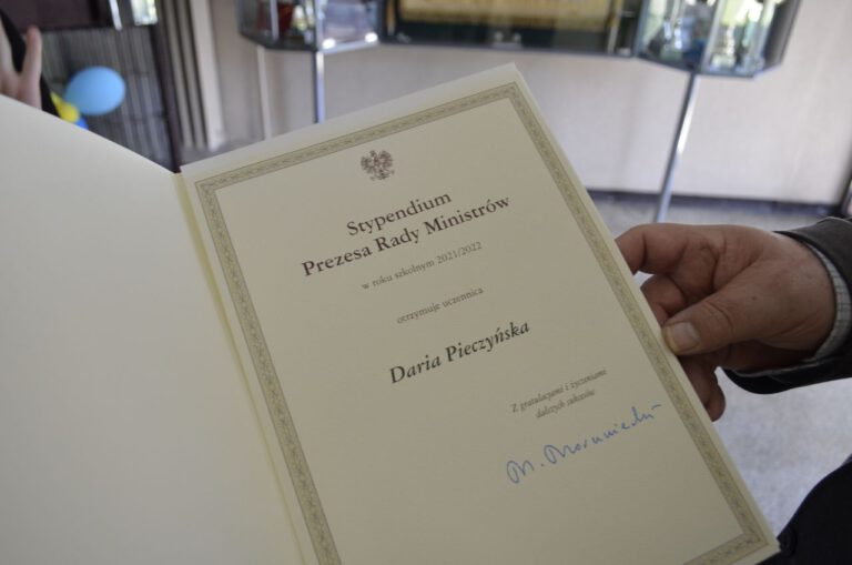 Stypendium Prezesa Rady Ministrów 2020/2021