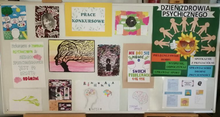 „ZRÓB COŚ KREATYWNEGO NA DZIEŃ ZDROWIA PSYCHICZNEGO”-rozstrzygnięcie konkursu.