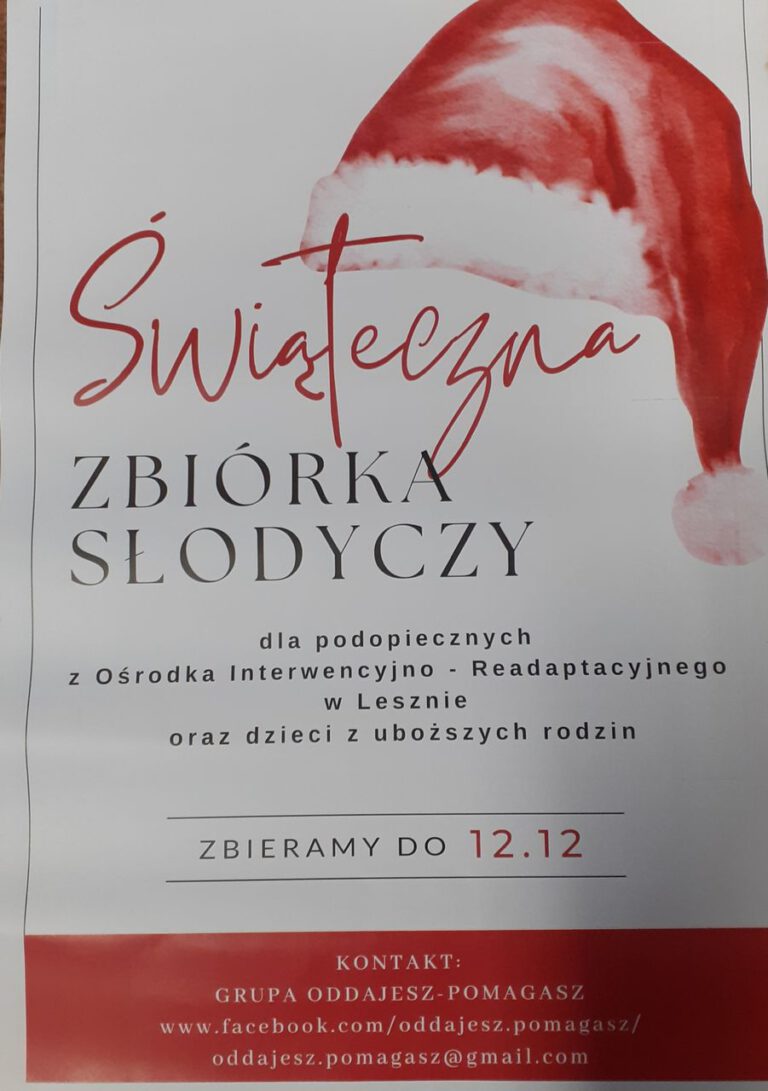 „Świąteczna zbiórka słodyczy”