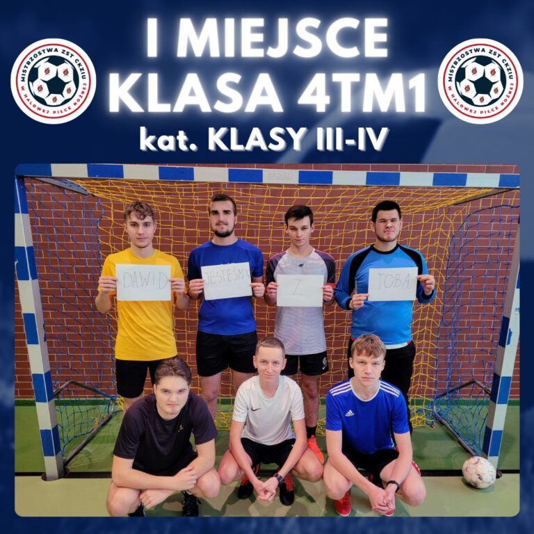 Mistrzostwa Zespołu Szkół Technicznych CKZiU w halowej piłce nożnej