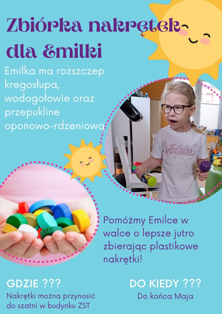 Nakrętki dla Emilki Pochanke