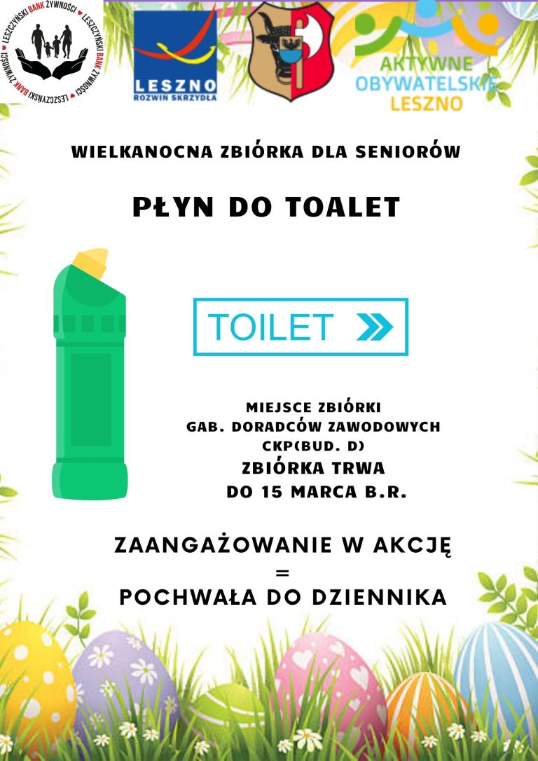 Wielkanocna zbiórka artykułów higienicznych i chemii gospodarczej