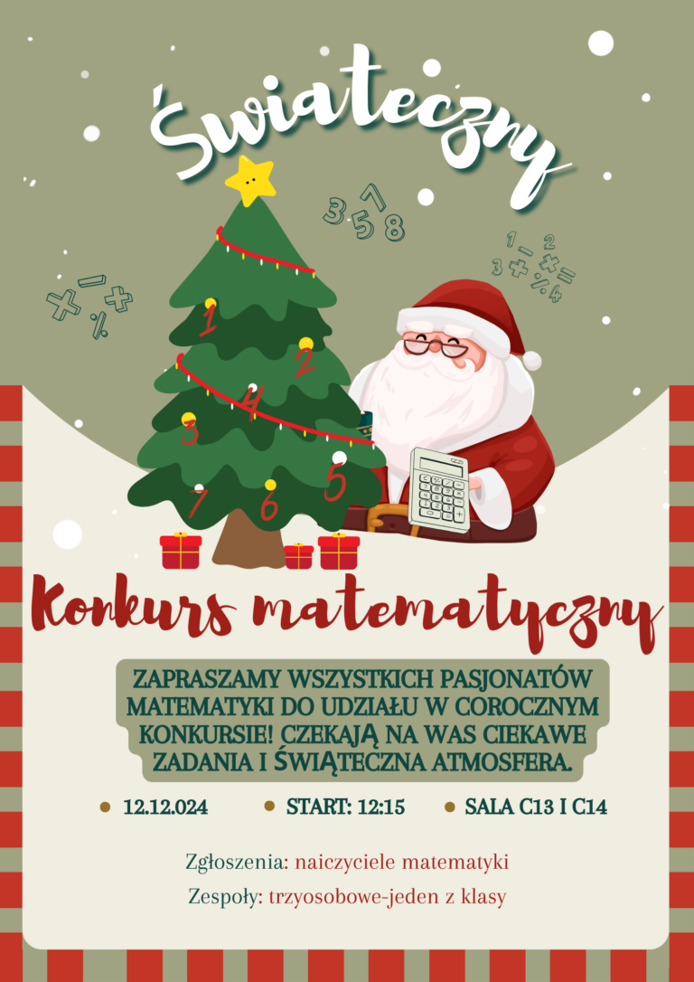 Szkolny Świąteczny Konkurs Matematyczny