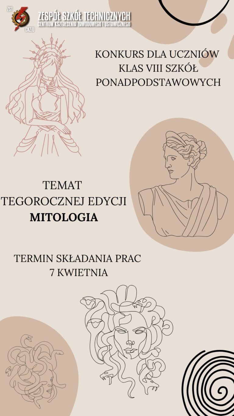 Konkurs dla VIII klas szkół podstawowych pod hasłem „MITOLOGIA”