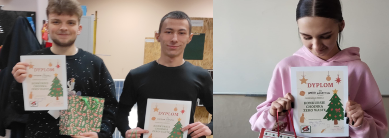 Konkurs „Choinka Zero Waste” w ZST-CKZiU w Lesznie