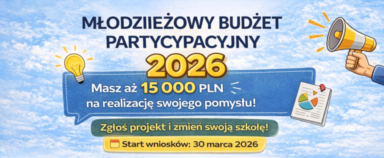 Młodzieżowy Budżet Partycypacyjny 2026