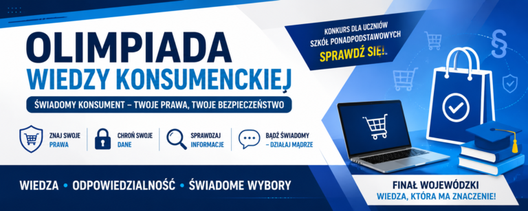 Uczeń ZST-CKZiU wyróżniony w finale Wielkopolskiej Olimpiady Wiedzy Konsumenckiej