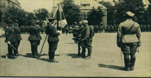Przysięga wojskowa rekrutów 55 pp